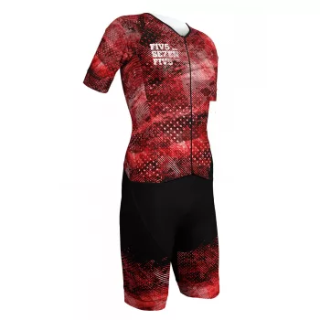Triatlon versenymez - Rövid ujjú - Hurricano Red