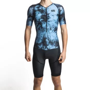   Triatlon versenymez - HIGH Perfomance -Rövid ujjú - Tie Dye Montecarlo