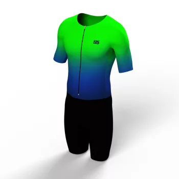   Triatlon versenymez - HIGH Perfomance -Rövid ujjú - Dream Fluo-Blue
