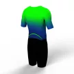 Triatlon versenymez - HIGH Perfomance -Rövid ujjú - Dream Fluo-Blue