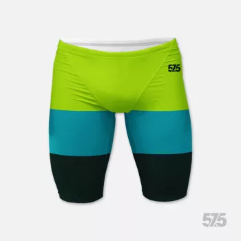 Férfi úszónadrág bermuda - Threestripe Dark Cyan
