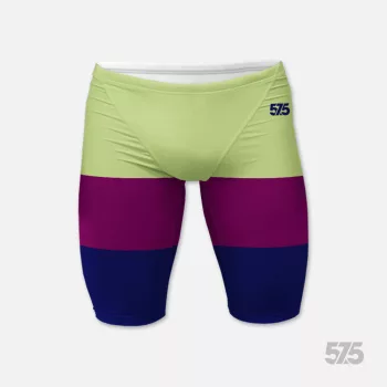 Férfi úszónadrág bermuda - Threestripe Pale Green