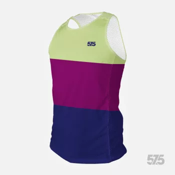 Futópóló ujjatlan férfi - Threestripe Pale Green