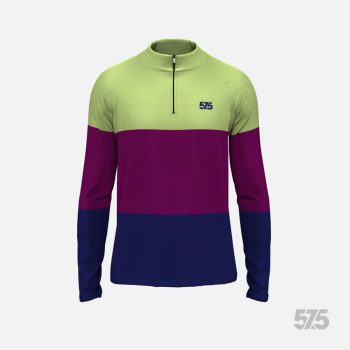   Futófelső hosszú ujjú - Cold Top - Threestripe Pale Green