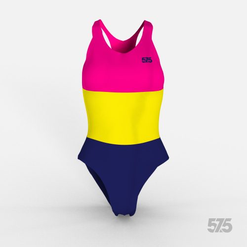 Női úszódressz - Threestripe Pink