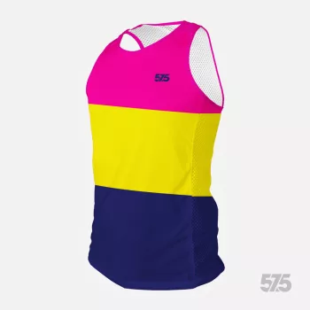 Futópóló ujjatlan férfi - Threestripe Pink